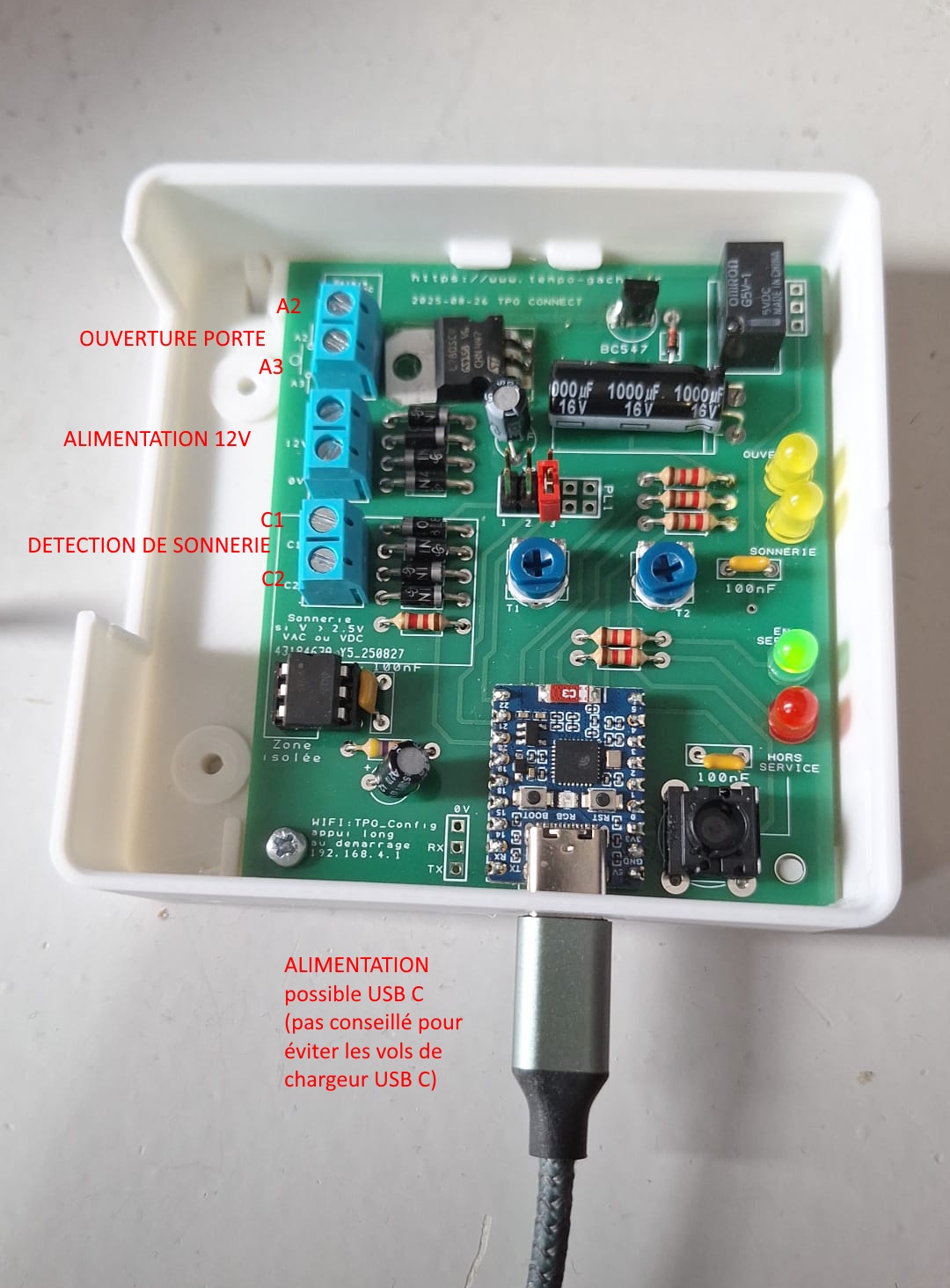 TPG-Connect installé