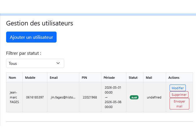 Connexion Wifi